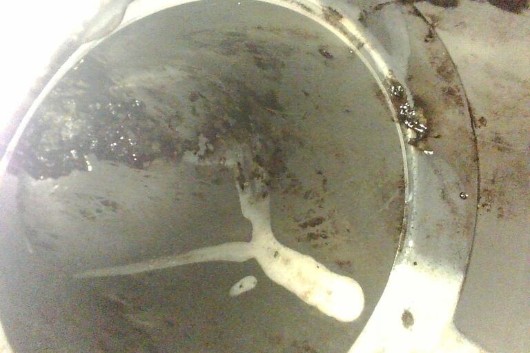 汚水桝配管洗浄